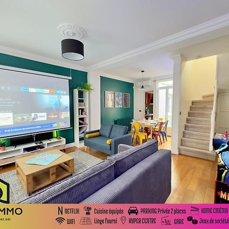 Maison 3Ch - Cinema - Game Room - Parking - Gare Amiens Ngoại thất bức ảnh