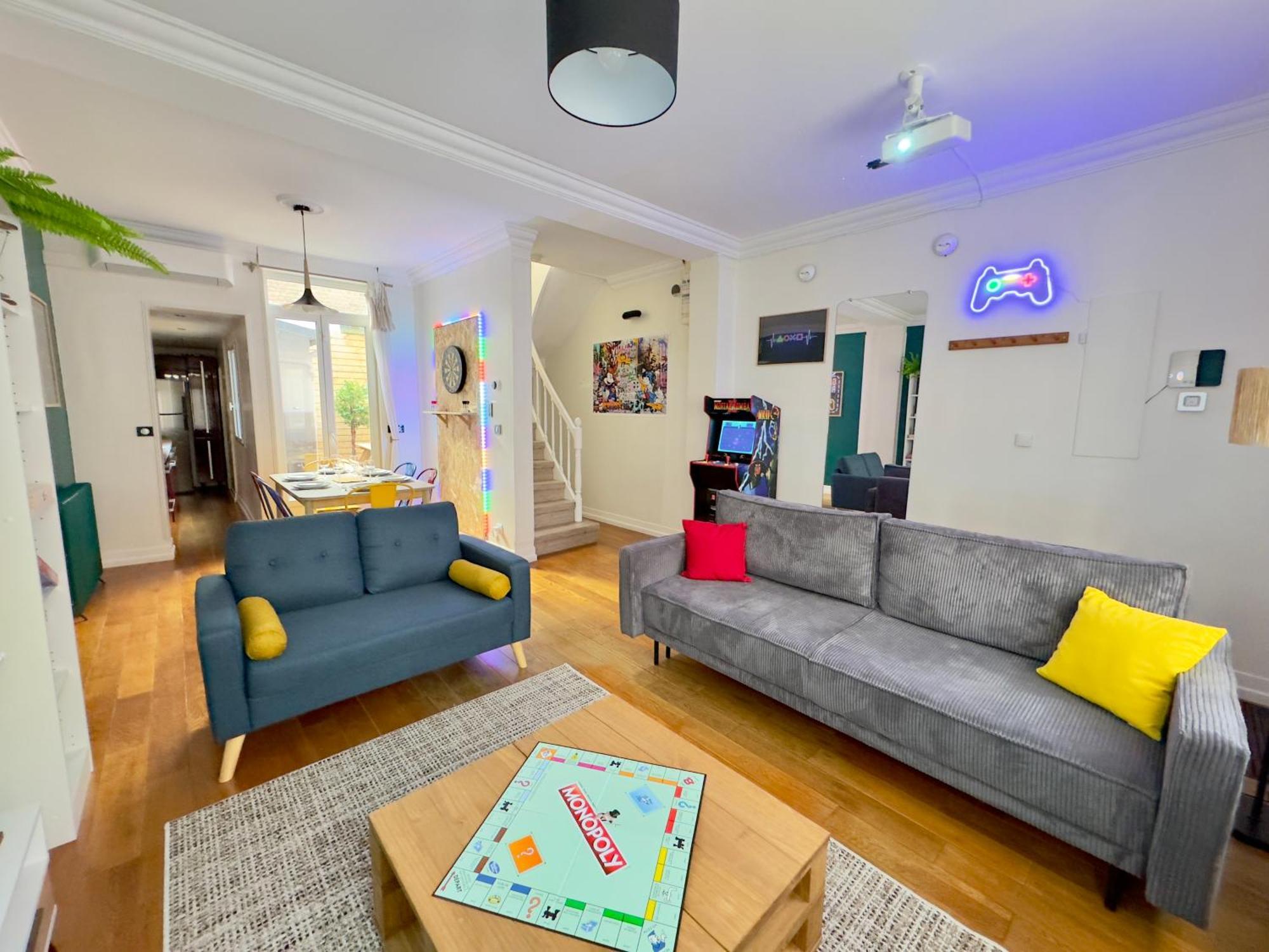 Maison 3Ch - Cinema - Game Room - Parking - Gare Amiens Ngoại thất bức ảnh