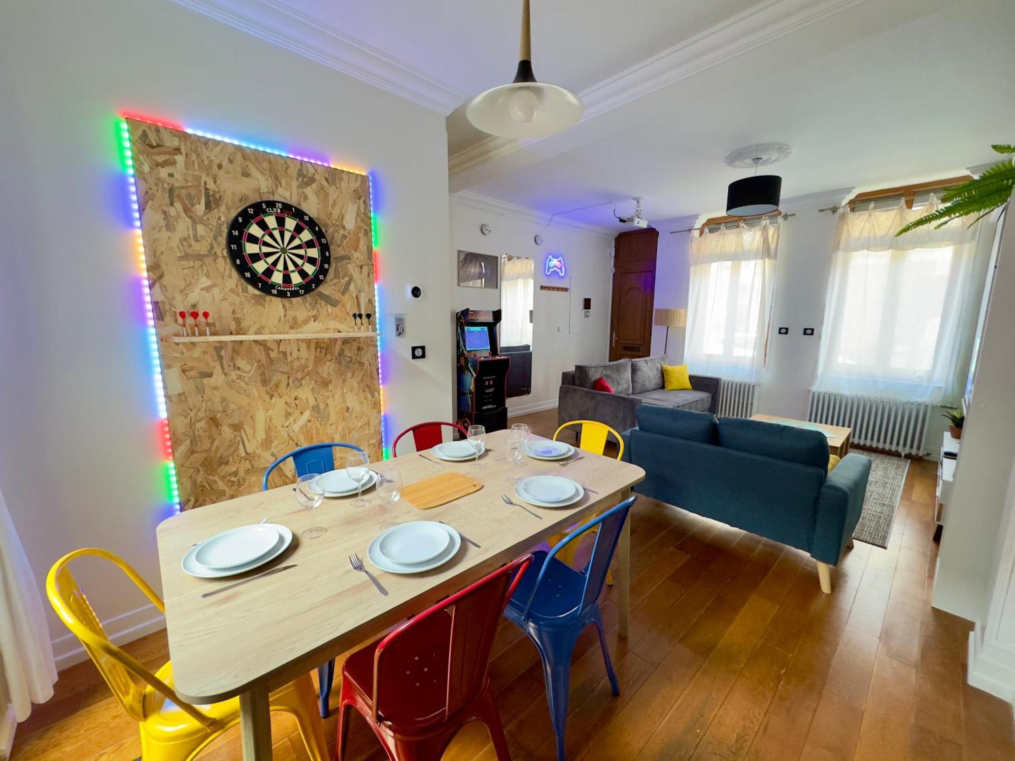 Maison 3Ch - Cinema - Game Room - Parking - Gare Amiens Ngoại thất bức ảnh