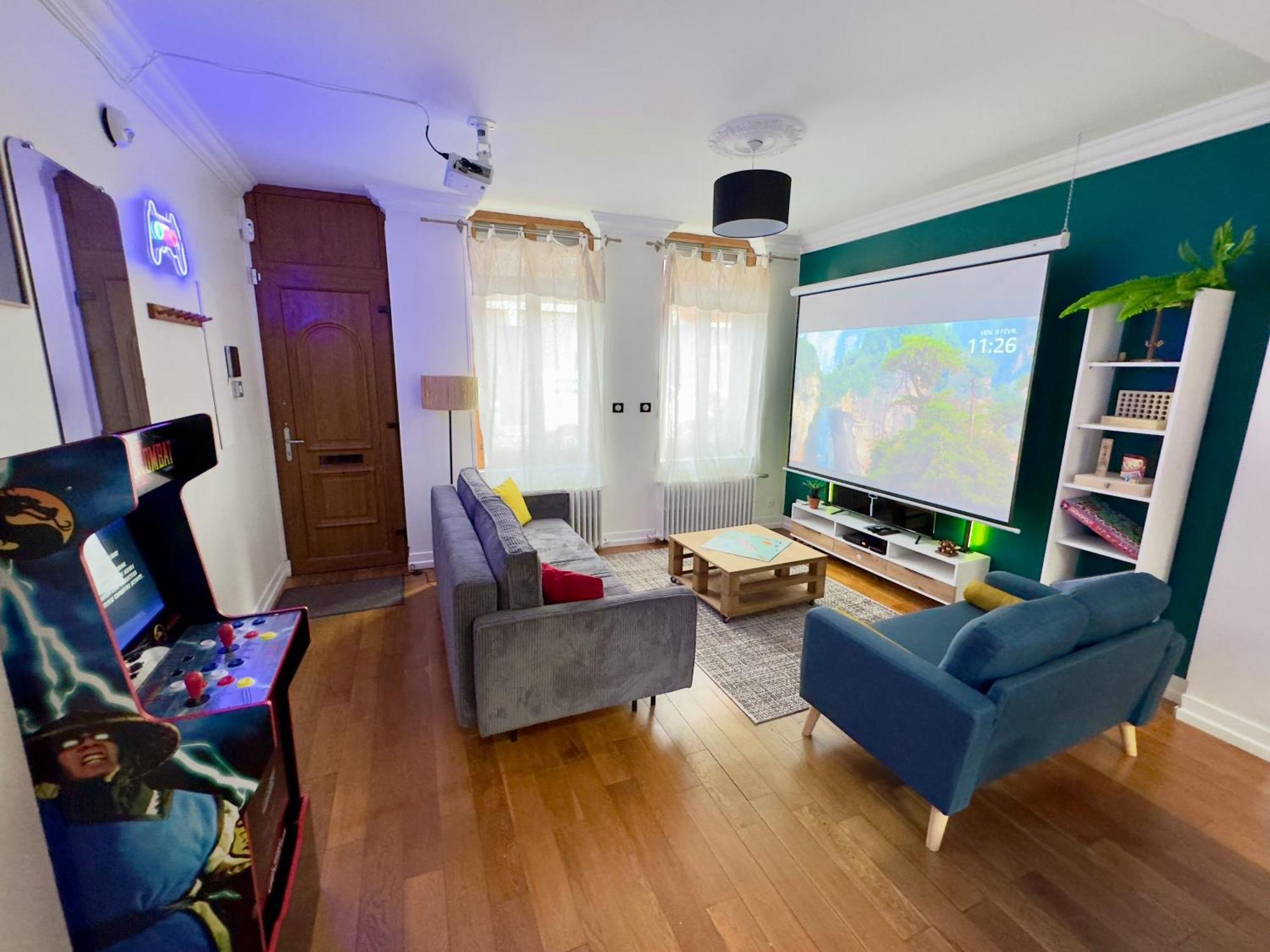 Maison 3Ch - Cinema - Game Room - Parking - Gare Amiens Ngoại thất bức ảnh