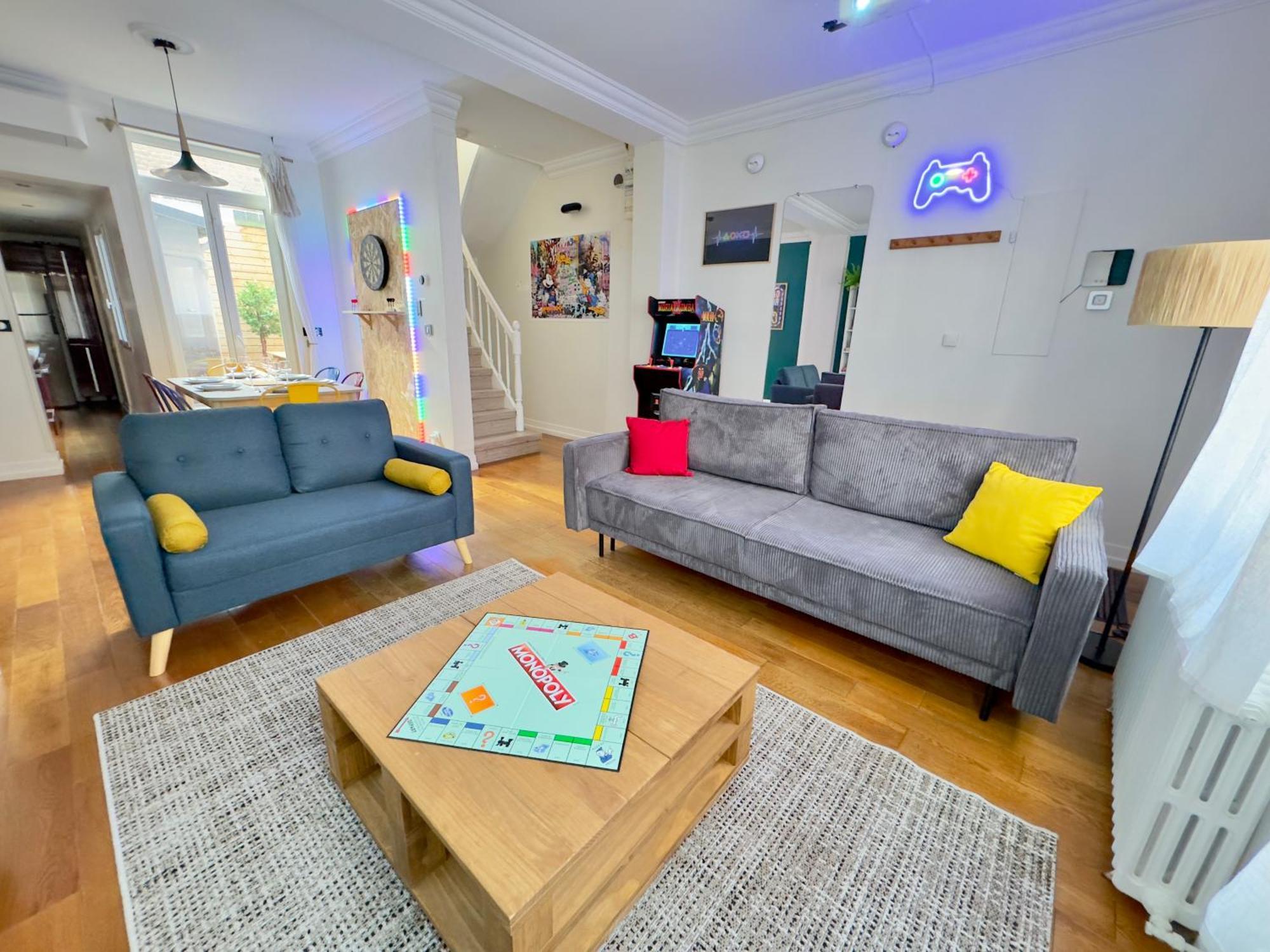 Maison 3Ch - Cinema - Game Room - Parking - Gare Amiens Ngoại thất bức ảnh